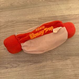 Vintage Sonic Coney Hot Dog zip up pouch